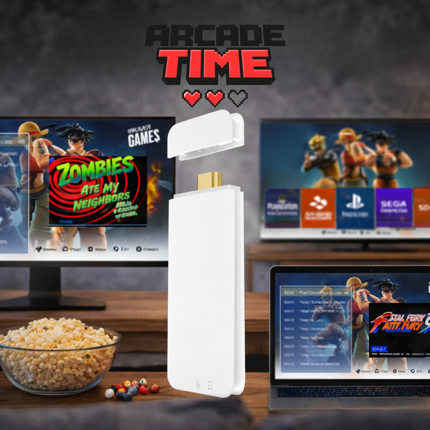ARCADE TIME™ para verdaderos jugadores